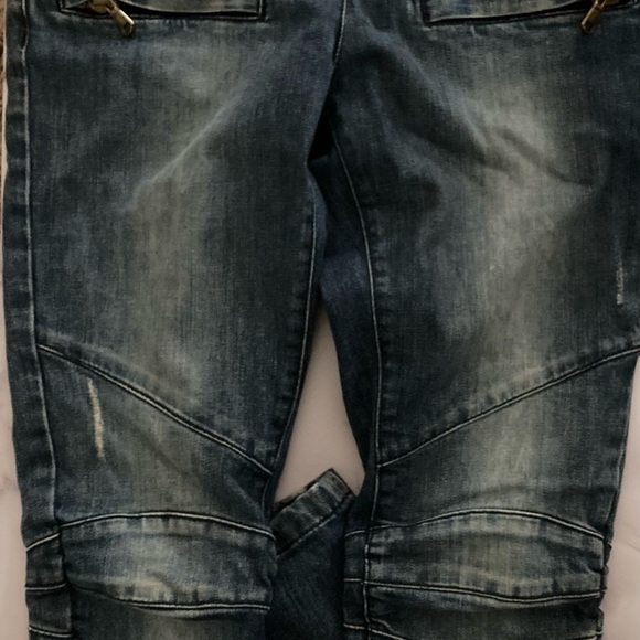 Pierre Balmain Jeans Size 25 Dark Wash - Picture 2 of 5